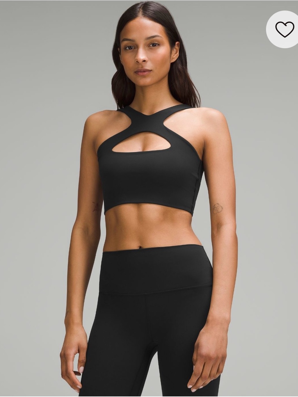 Lululemon Black Cross Sports Bra NWOT
